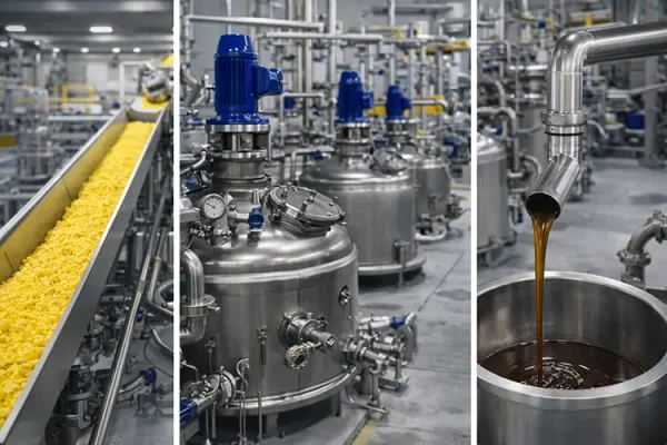 مراحل إنتاج حمض السلفونيك داخل مصانع السلفنة